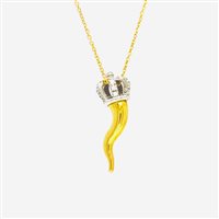 Collana CikOrefice Gioielli Donna in Oro Diamante 0.26 Ct CKDCOAUB010 - CKDCOAUB010